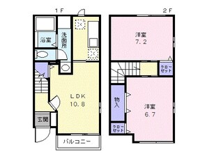 ベリエ・エトワールⅠの物件間取画像